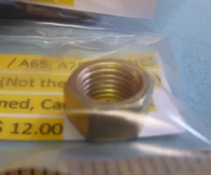 Continental CYLINDER NUT 3/8-24 x .285 Thick p/n 2457 - See pictures